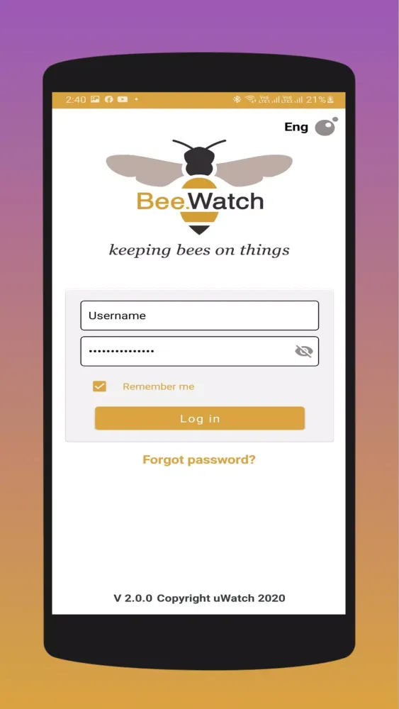 Captures d'écran de Bee.Watch