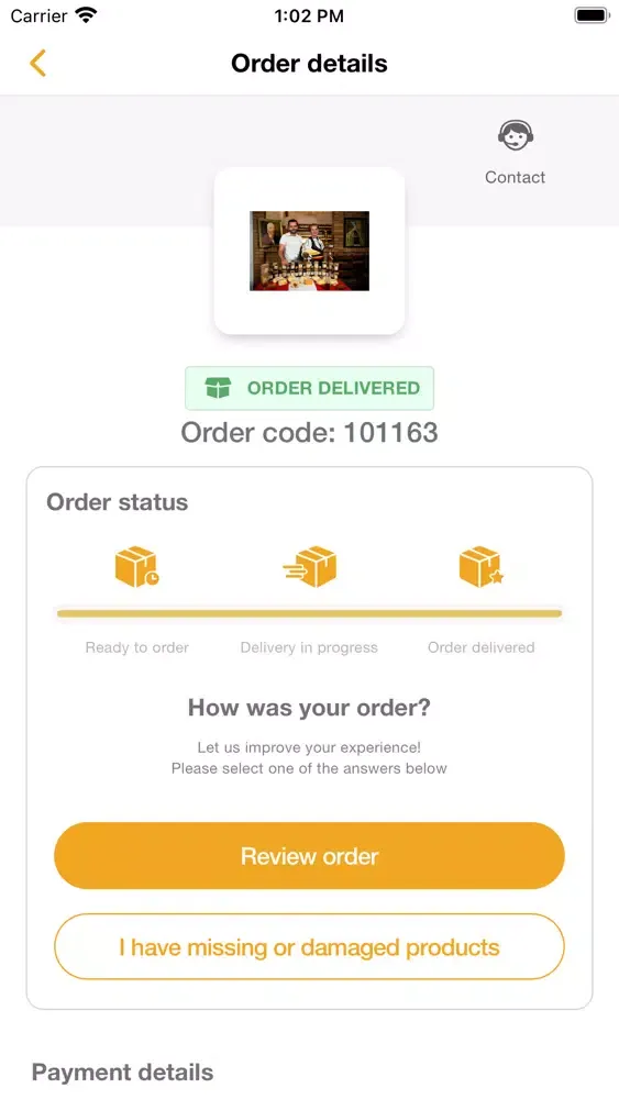 Tangkapan skrin Food Marketplace by Beez