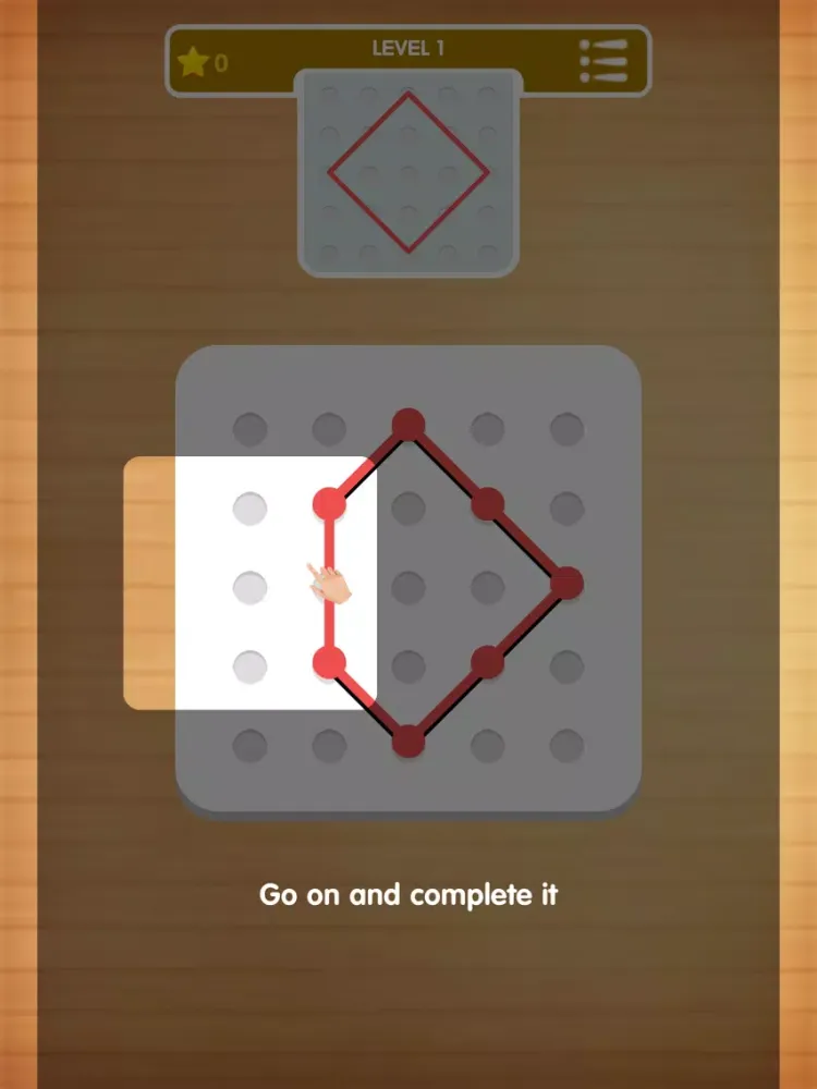 Line Puzzle - String Art Draw iPad  스크린샷