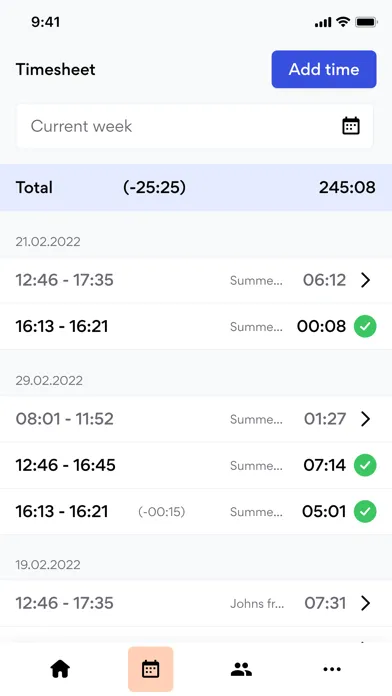 Begin Time Screenshots