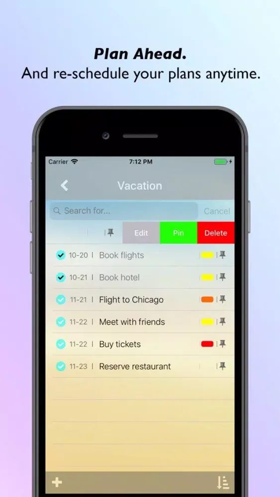 Capturas de pantalla de ToDo!