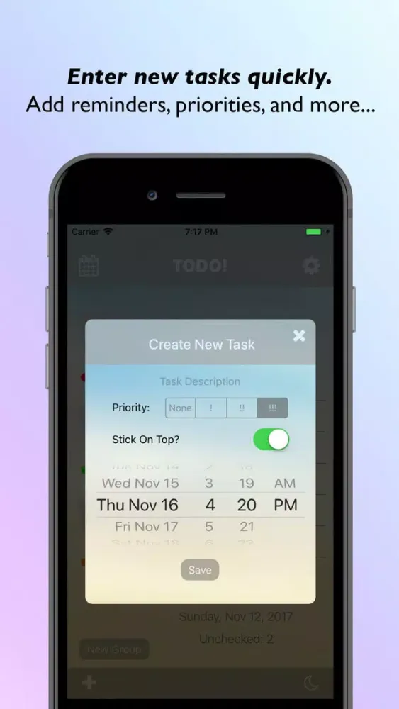 Capturas de pantalla de ToDo!
