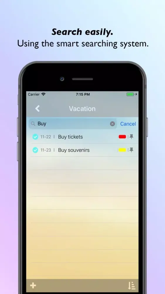 Capturas de pantalla de ToDo!