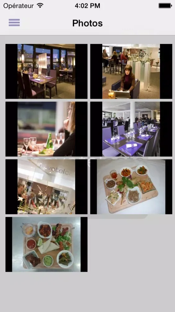 Capturas de pantalla de Novotel Café – Poitiers – Site du Futuroscope