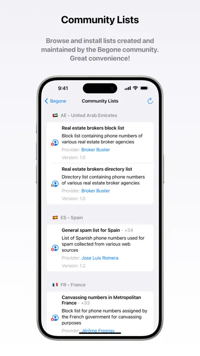 Begone: Spam Call Blocker Screenshots