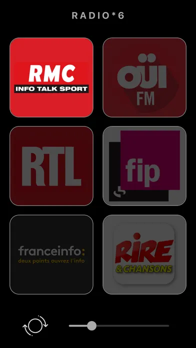 Screenshot di Radios 6