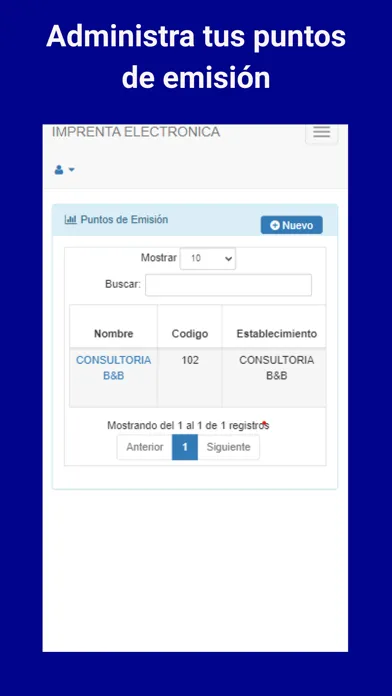 Captures d'écran de Imprenta Electrónica
