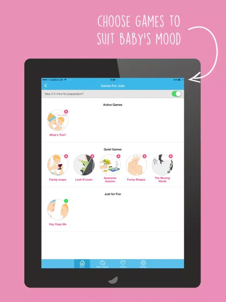 Ảnh chụp màn hình của PlayMama 0-1 LITE – Baby Games for 0 to 1 year old iPad 