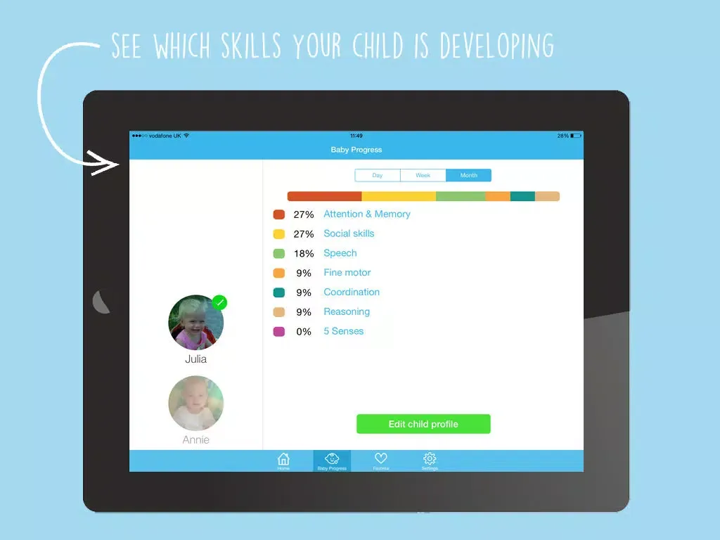 PlayMama 1-2 year olds LITE – child learning game ideas for early development iPad  স্ক্রিনশট
