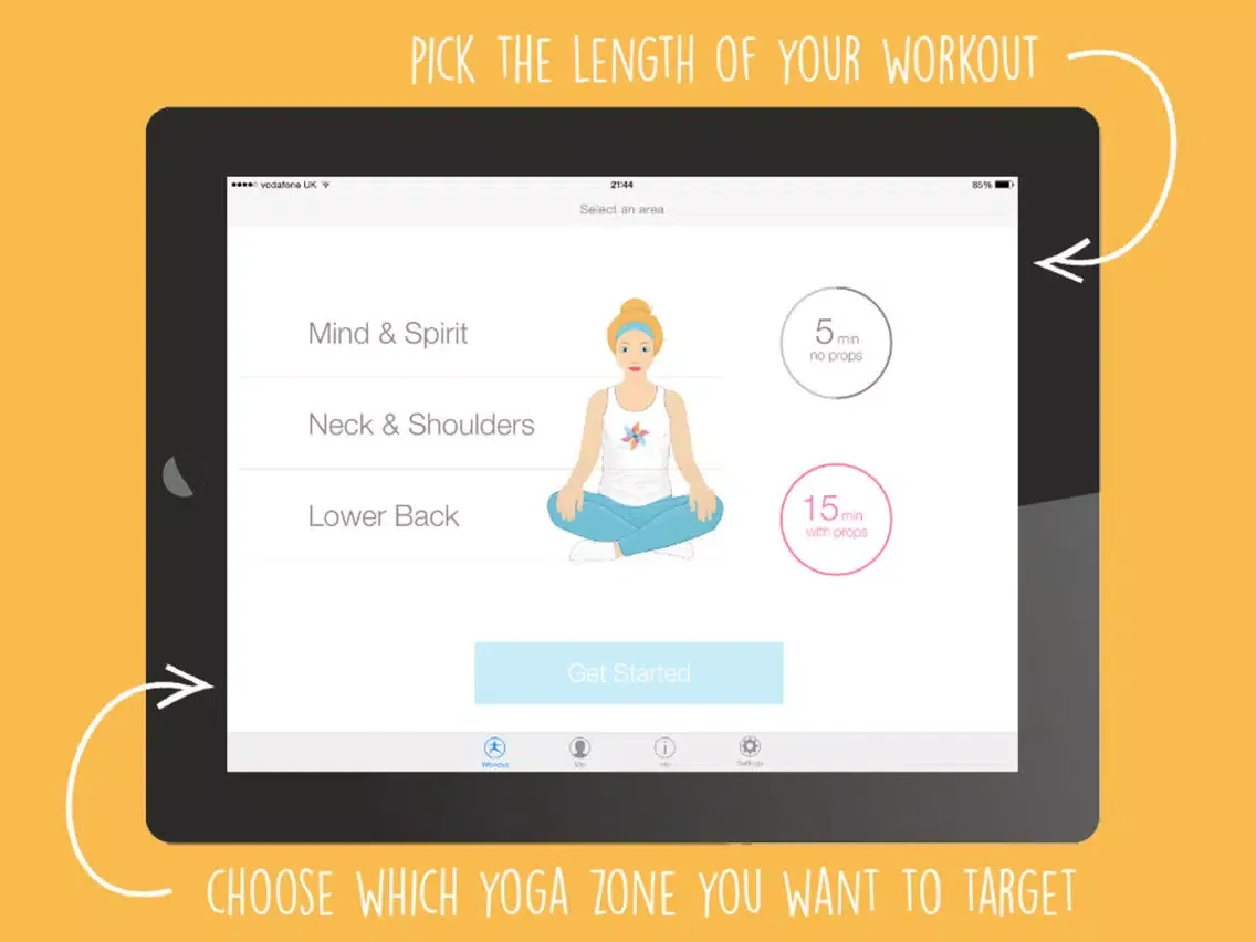 Zrzuty ekranu WellMama Lite Postnatal Yoga iPad 