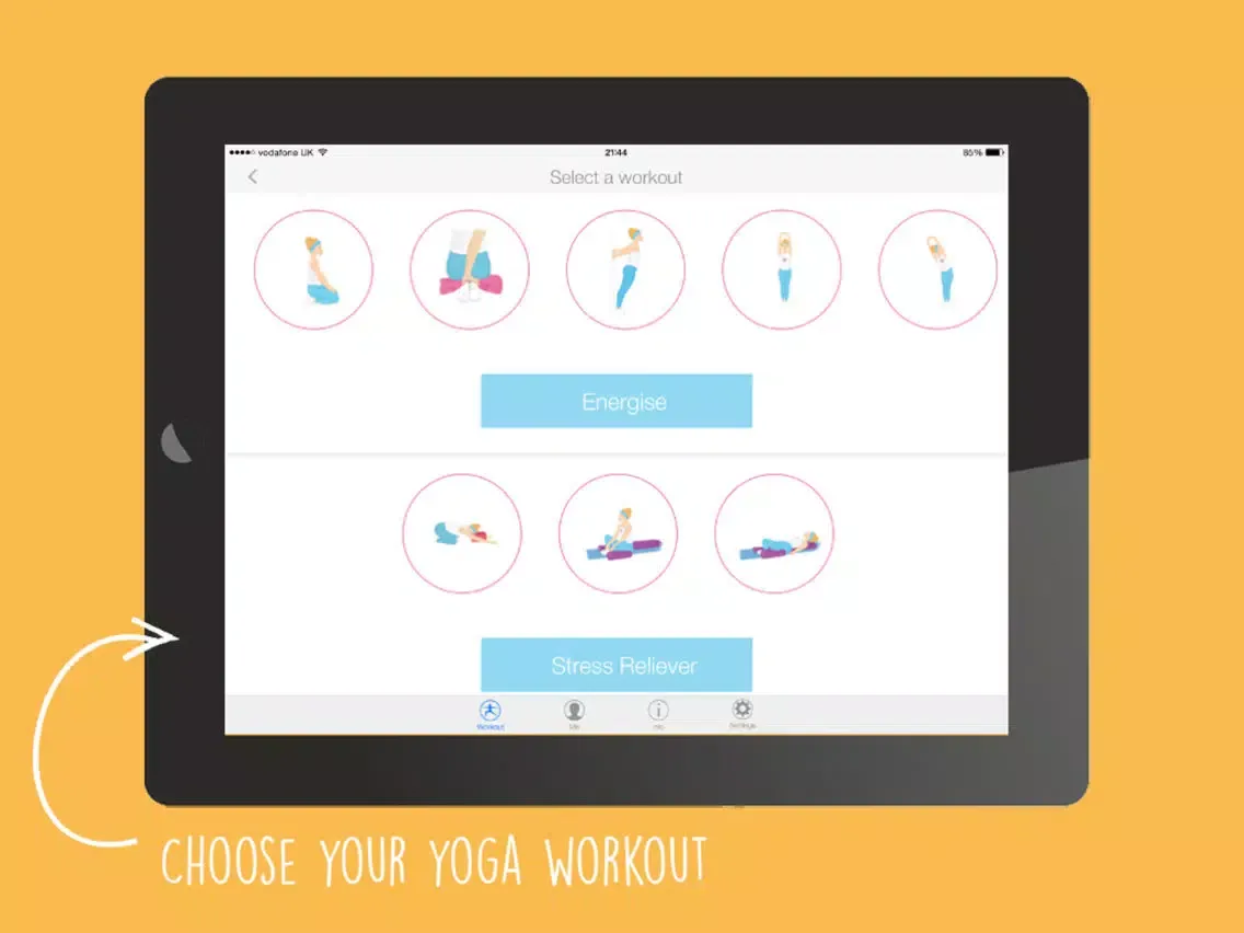 Zrzuty ekranu WellMama Lite Postnatal Yoga iPad 