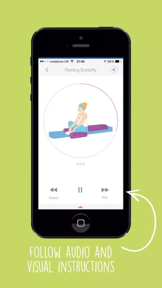 Zrzuty ekranu WellMama Lite Postnatal Yoga