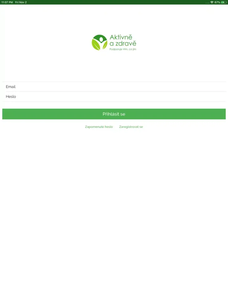 Aktivně a zdravě iPad  سکرین شاٹس