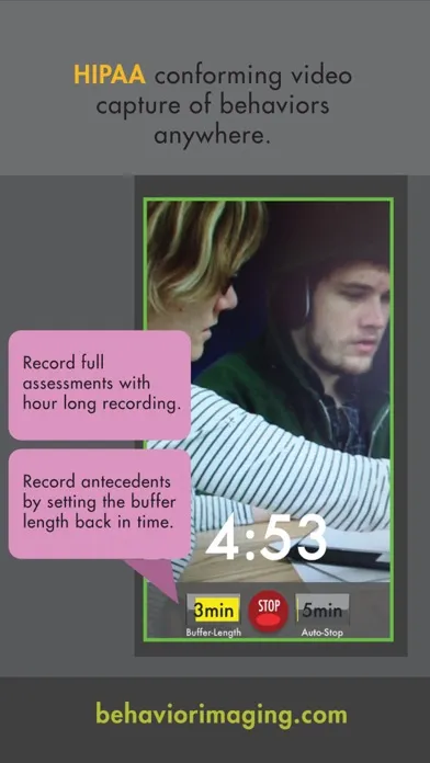 ภาพหน้าจอของ Behavior Capture