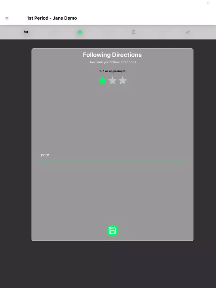 Скриншоты Behaviorist iPad 