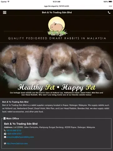 Beh & Yo Trading Sdn Bhd iPad  Ekran Görüntüleri