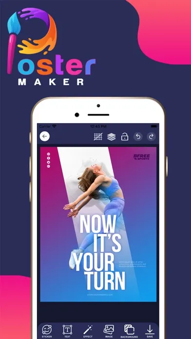 Poster Maker Template Maker سکرین شاٹس