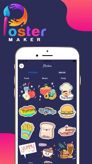 Poster Maker Template Maker سکرین شاٹس