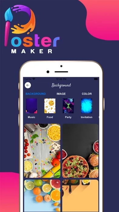 Poster Maker Template Maker سکرین شاٹس