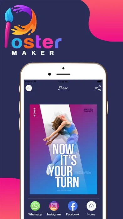 Poster Maker Template Maker سکرین شاٹس