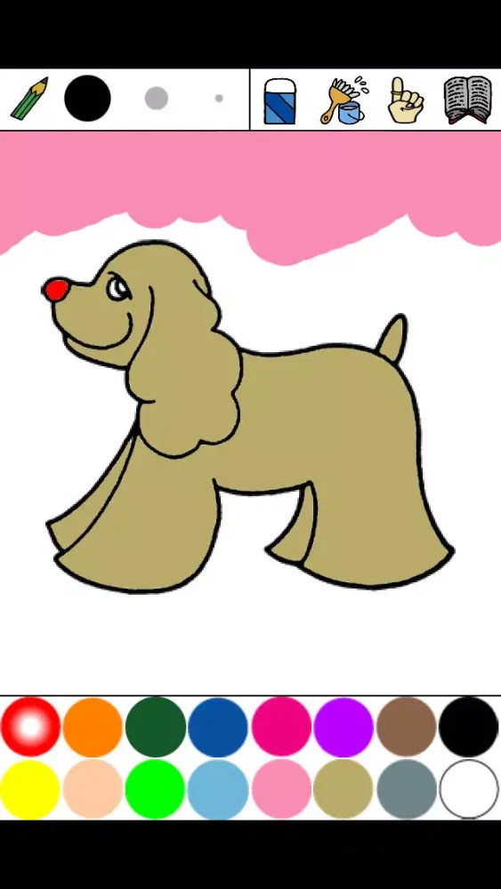 Capturas de pantalla de Animal Coloring Ⅱ for Kids Lite : iPhone edition