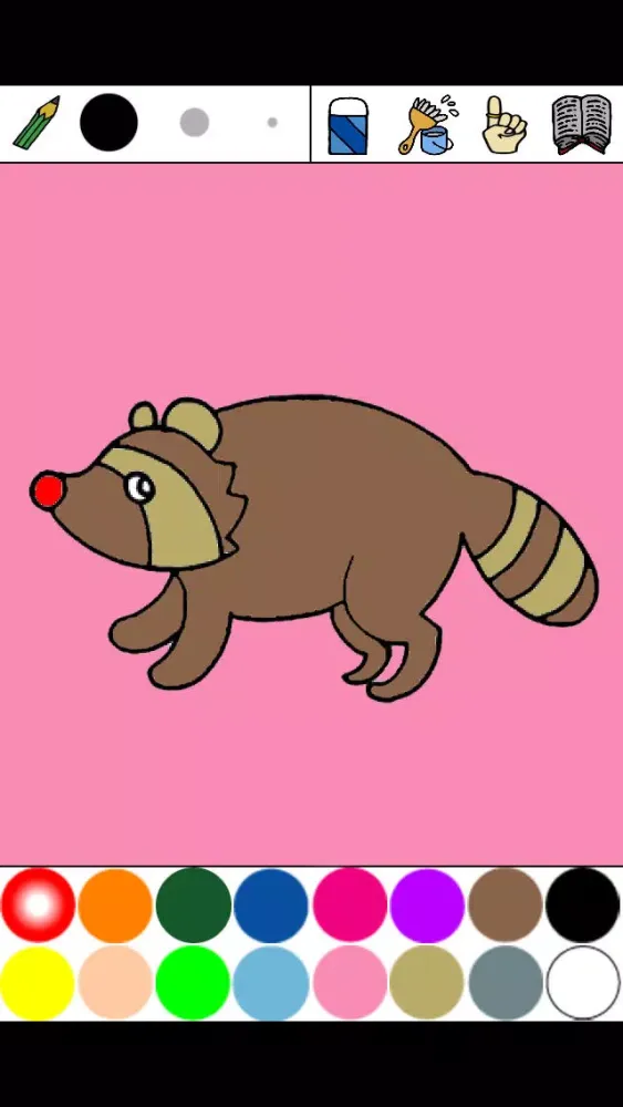 Capturas de pantalla de Animal Coloring Ⅱ for Kids Lite : iPhone edition