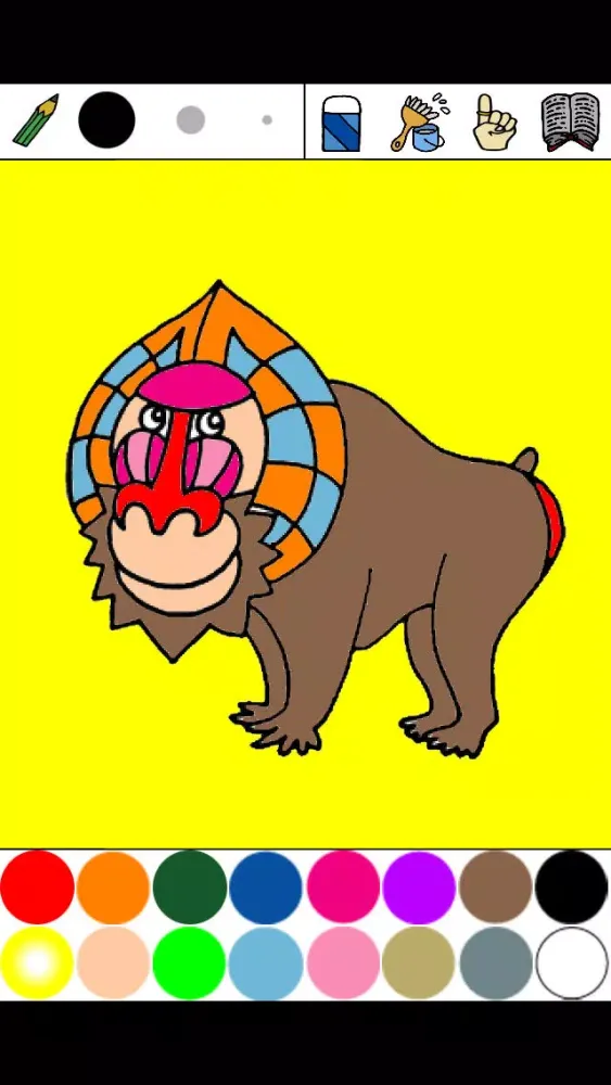 Capturas de pantalla de Animal Coloring Ⅱ for Kids Lite : iPhone edition