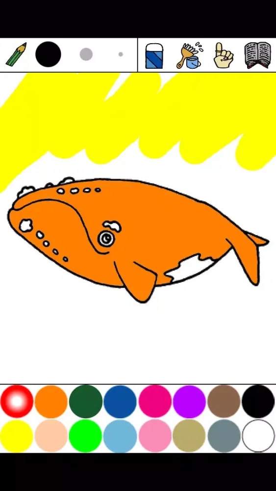 Capturas de tela do Aquarium Coloring for Kids Lite : iPhone edition