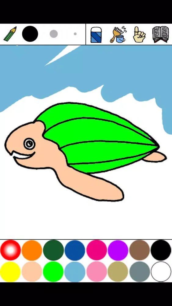 Capturas de tela do Aquarium Coloring for Kids Lite : iPhone edition