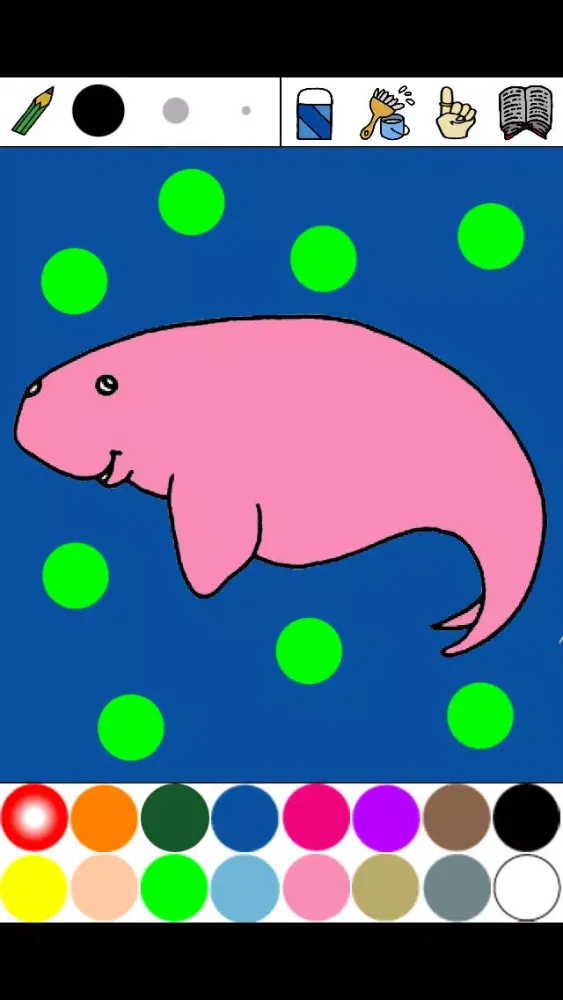 Capturas de tela do Aquarium Coloring for Kids Lite : iPhone edition