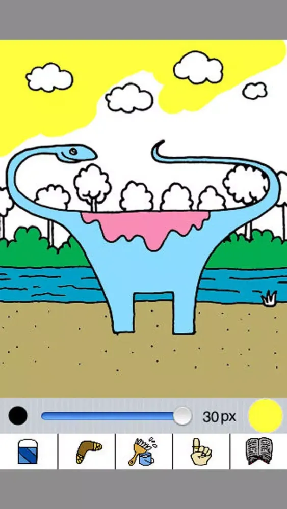Dino Coloring for iPhone应用截图
