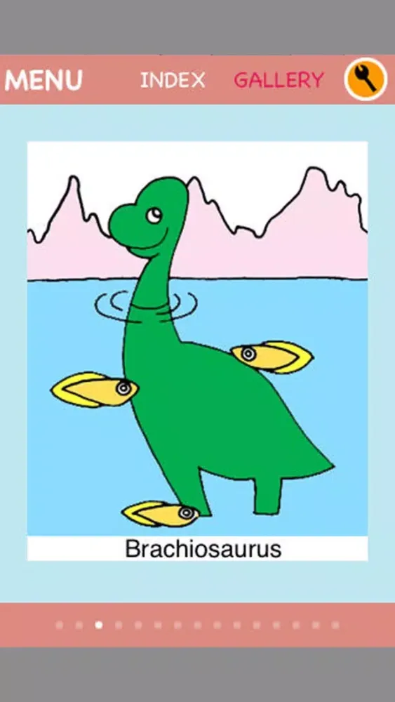 Dino Coloring for iPhone应用截图
