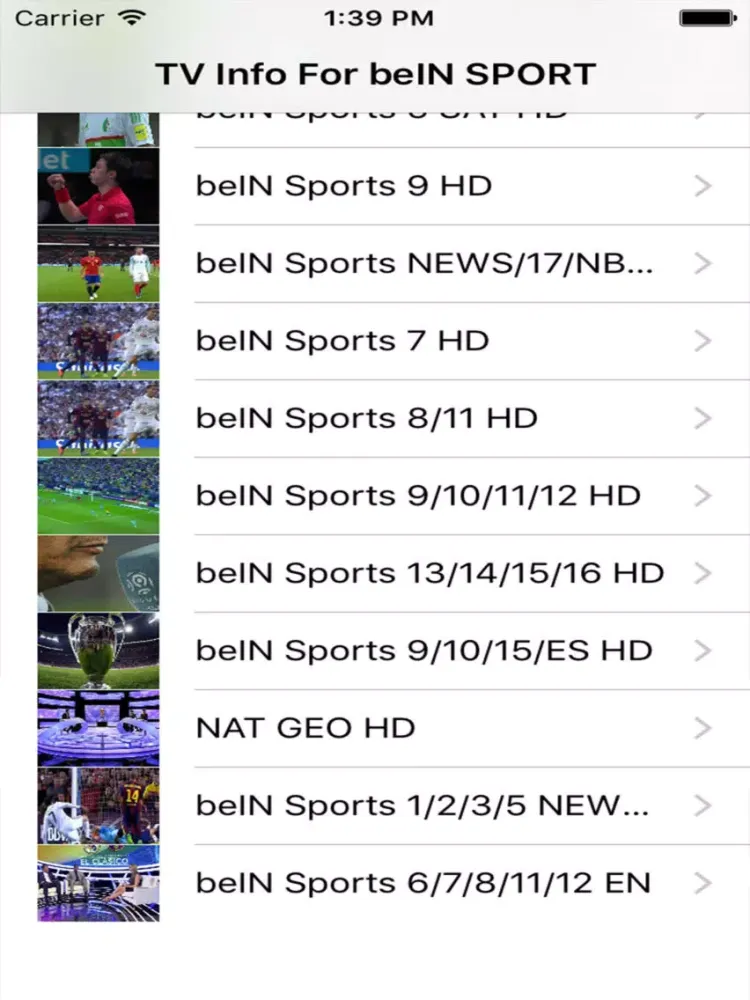Regarder Match For beIN Sport 2017 iPad  Ekran Görüntüleri