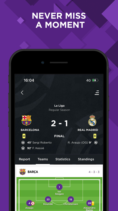 beIN SPORTS سکرین شاٹس