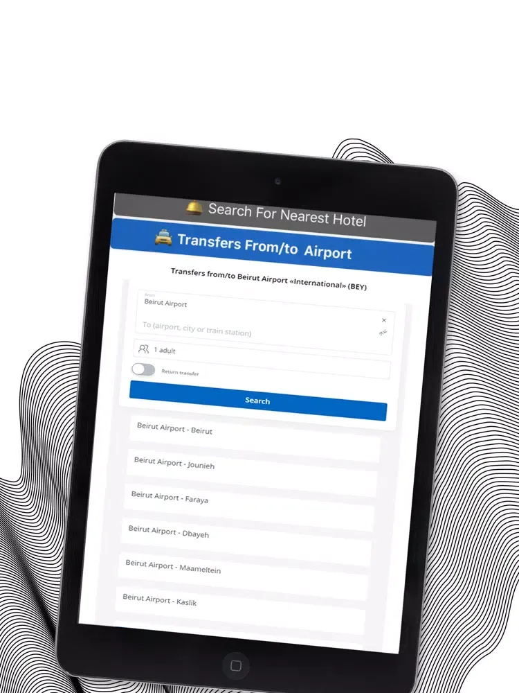 تصاویر Beirut Airport Taxi iPad 