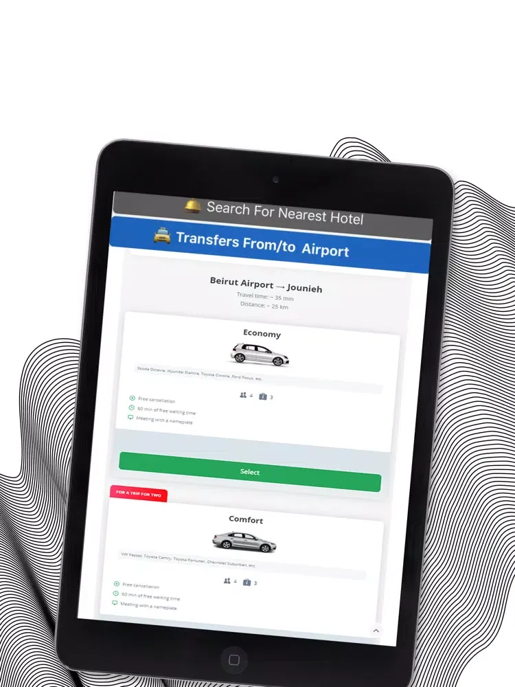 تصاویر Beirut Airport Taxi iPad 