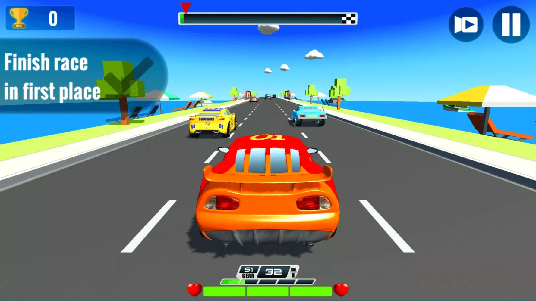 Скриншоты Super Kids Car Racing