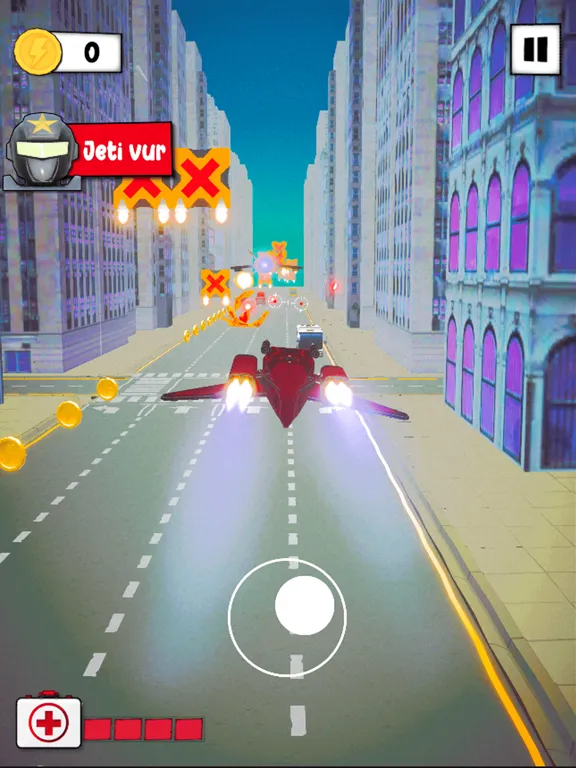 Superhero Run Robot Invasion iPad 应用截图