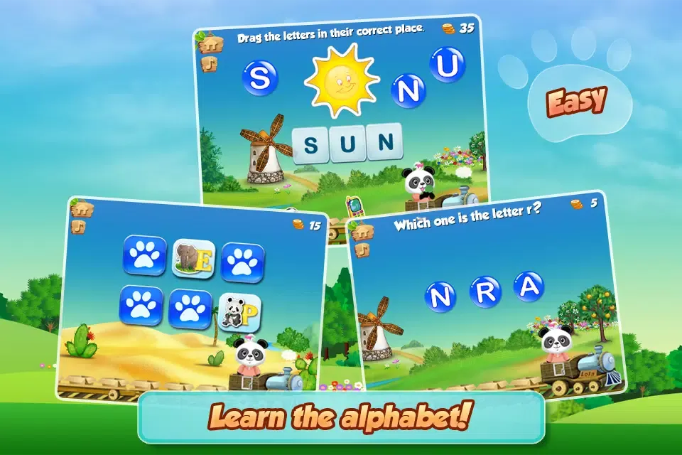 Ảnh chụp màn hình của Lola’s Alphabet Train