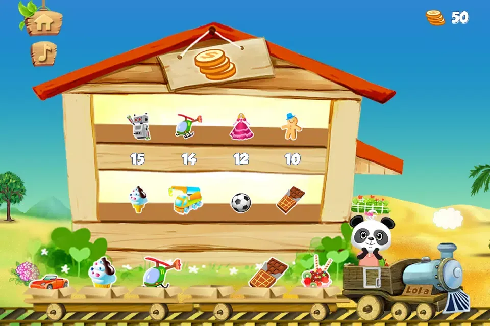 Ảnh chụp màn hình của Lola’s Alphabet Train