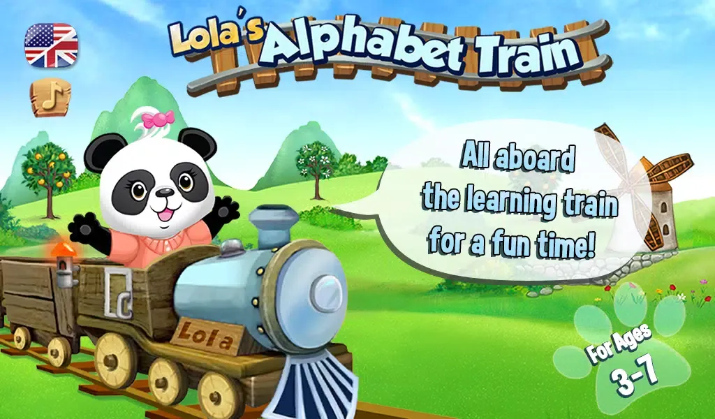 Ảnh chụp màn hình của Lola’s Alphabet Train