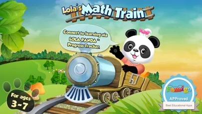 Capturas de tela do Lola's Math Train: Numbers