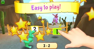 ภาพหน้าจอของ Bunny Math Race FREE
