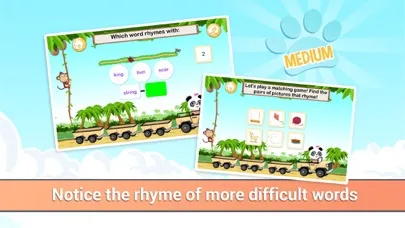 Capturas de pantalla de Learn to Read with Lola - Rhyming Word Jungle