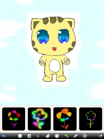 Kids Paint Joy －Magic Brushes and Colors iPad  Screenshots