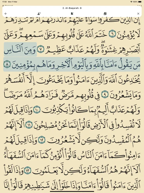 Quran Tadabbur iPad  स्क्रीनशॉट