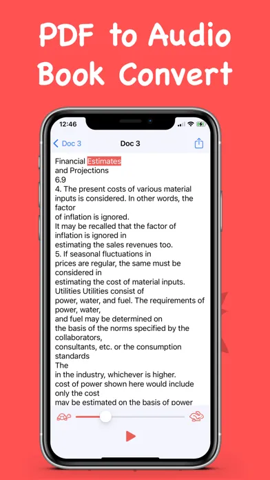 PDF Editor : Text to Speech スクリーンショット