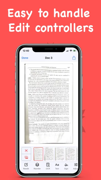 PDF Editor : Text to Speech スクリーンショット