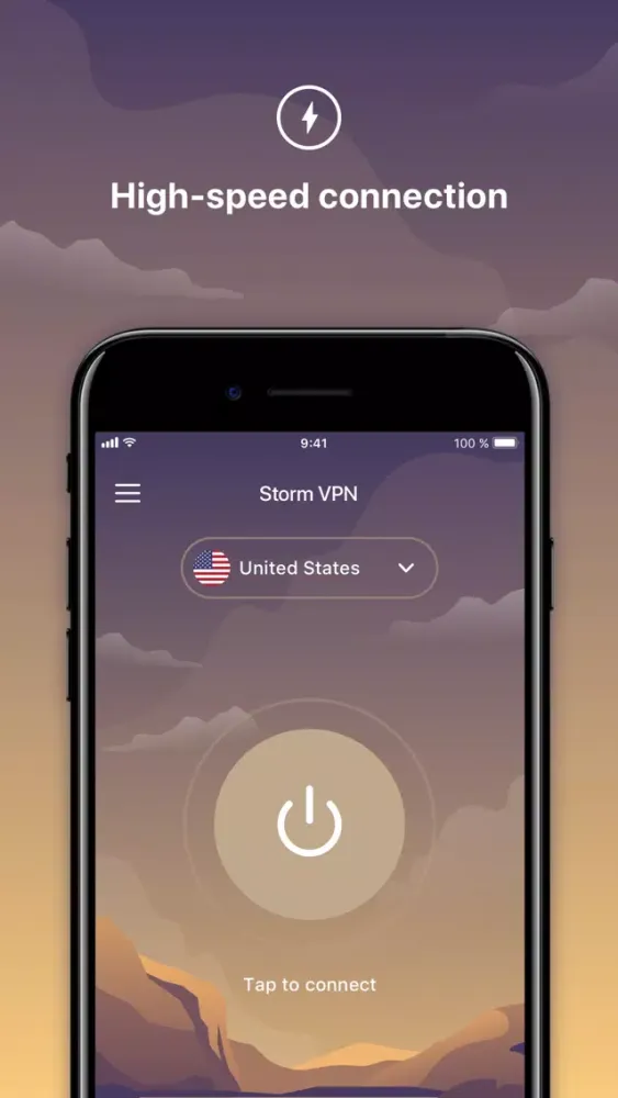 ภาพหน้าจอของ Storm VPN - Safe and Secure
