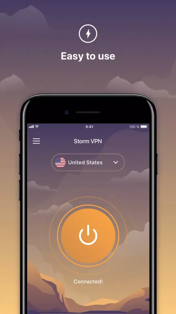 ภาพหน้าจอของ Storm VPN - Safe and Secure
